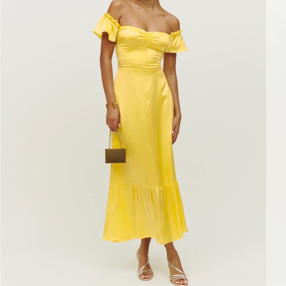 Reformation Silk Dress